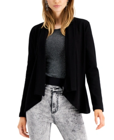Shop French Connection Josie Drape Jacket In Black
