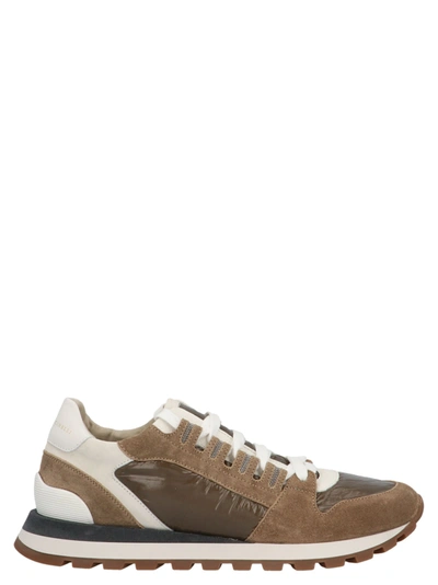 Shop Brunello Cucinelli Running Shoes In Multicolor