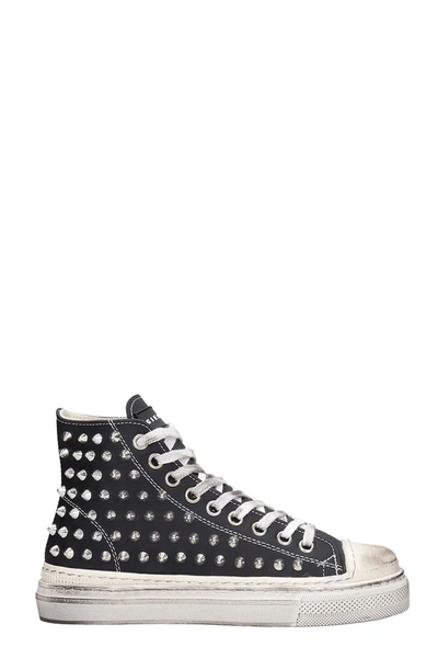 Shop Gienchi J.m. High Sneakers In Black Leather