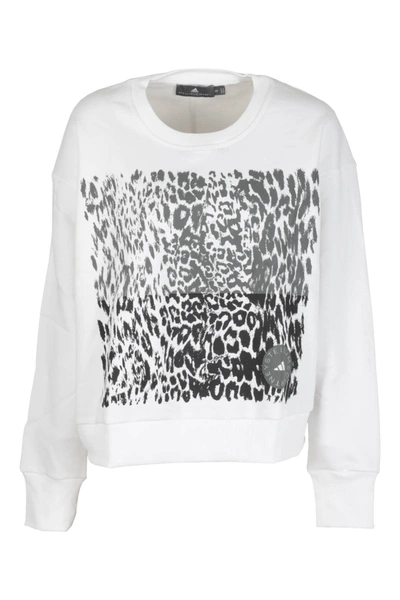 Shop Adidas By Stella Mccartney Fleece In Wht Bianco