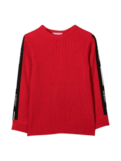 Shop Givenchy Red Teen Sweater In Rosso