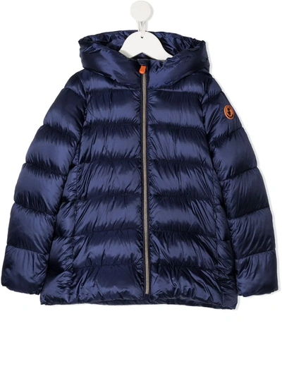 SAVE THE DUCK HOODED PUFFER COAT 