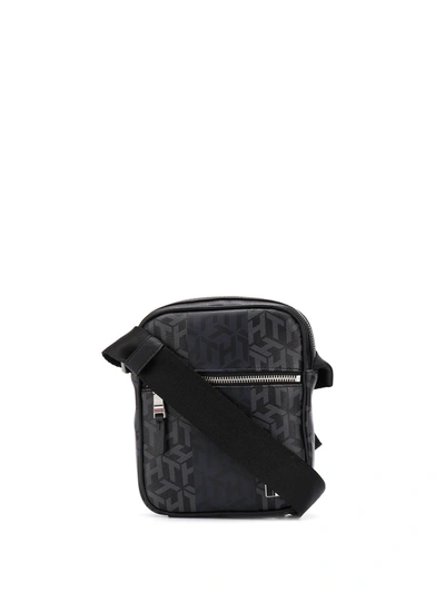 Shop Tommy Hilfiger Logo Crossbody Bag In Black