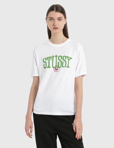Shop Stussy Copyright T-shirt In White