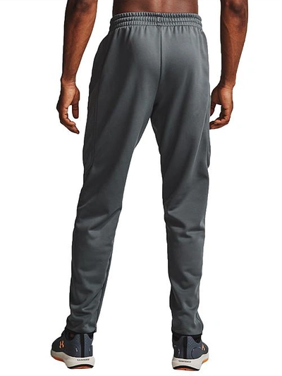Shop Under Armour Fleece Pants In Pitch Grey