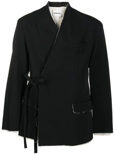 Shop Ambush Kimono-style Blazer In Black