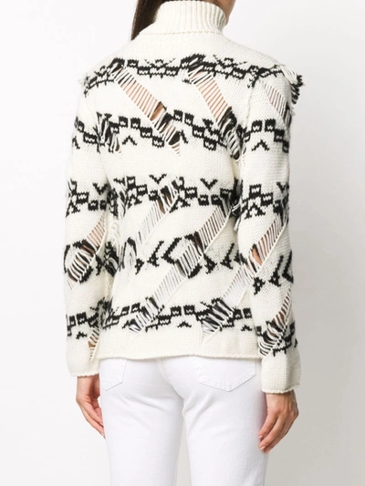 Shop P.a.r.o.s.h Lumus Wool Sweater In Multicolor