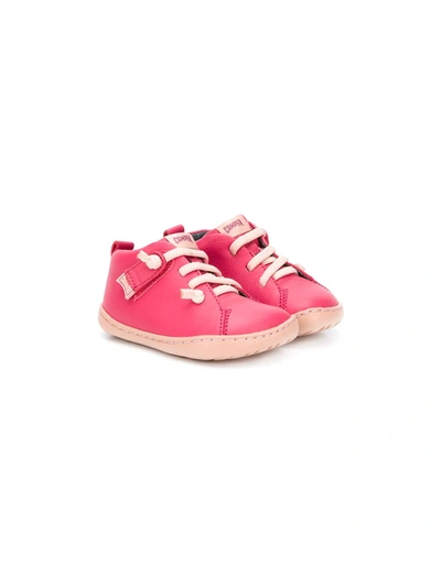 Shop Camper Bryn Fw Lace-up Shoes In Pink