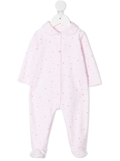Shop Absorba Floral-print Pajamas In Pink