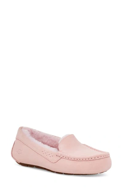 Shop Ugg Ansley Water Resistant Slipper In Pink Cloud Suede