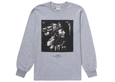 Pre-owned Supreme Joel-peter Witkin Harvest L/s Tee Heather Grey