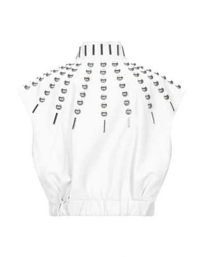 Shop Celine Jackets In White