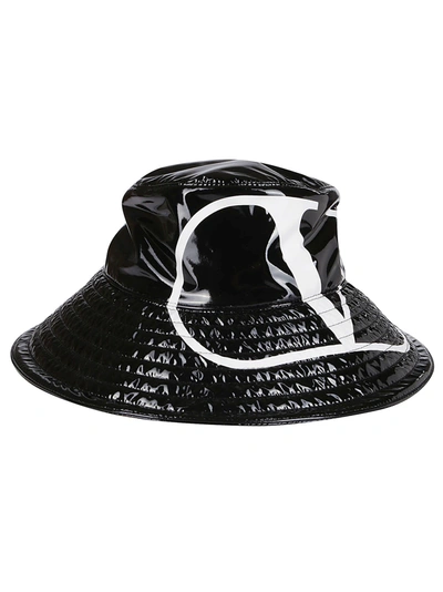 Shop Valentino Black Logo Hat