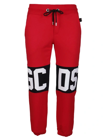 Shop Gcds Red Cotton Track Pants