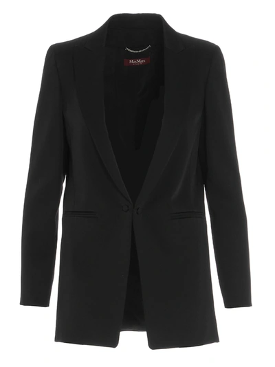 Shop Max Mara Ribera Blazer In Black