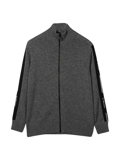 Shop Givenchy Gray Cardigan In Nero