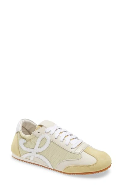 Shop Loewe Ballet Runner Sneaker In Light Yellow