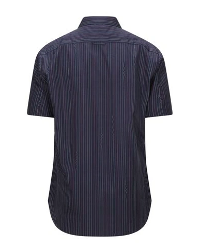 Shop Band Of Outsiders Shirts In Dark Blue