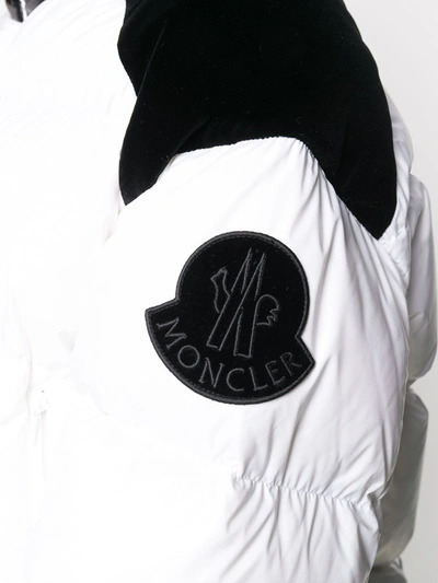 Shop Moncler Chouelle Down Coat In White