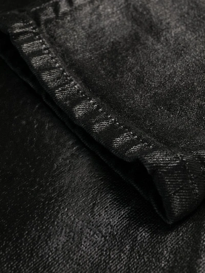 Shop Saint Laurent Denim Cotton Jeans In Black
