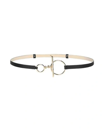 Shop 8 By Yoox Thin Belt In Black