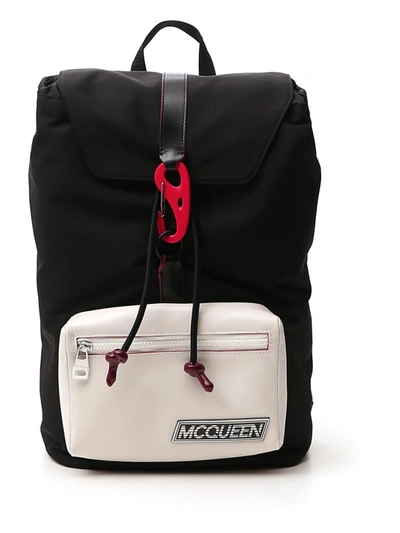 Shop Alexander Mcqueen Black Leather Backpack
