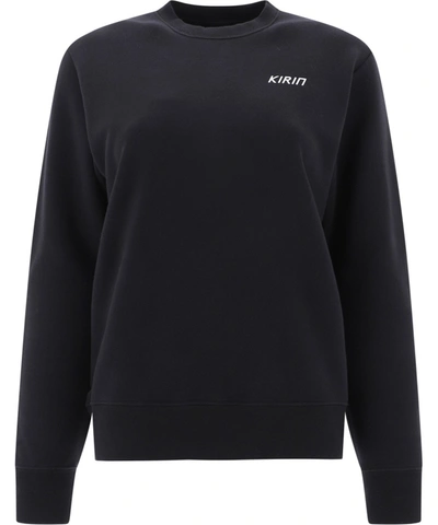 Shop Kirin Black Cotton Sweatshirt