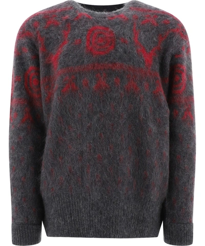 Shop South2 West8 Grey Wool Sweater