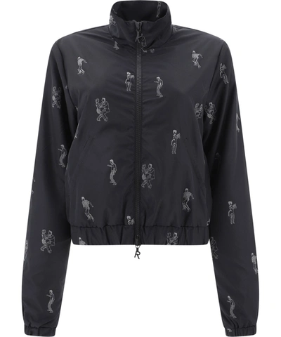 Shop Kirin Black Polyester Outerwear Jacket