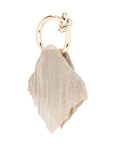 Shop Benedetta Bruzziches Little Cas Crystal Bag In Gold