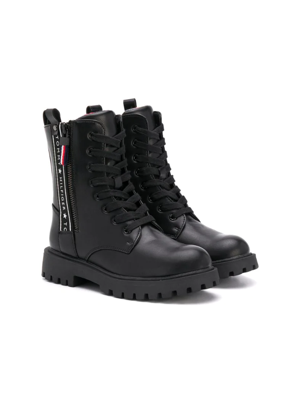 tommy hilfiger lace up boots