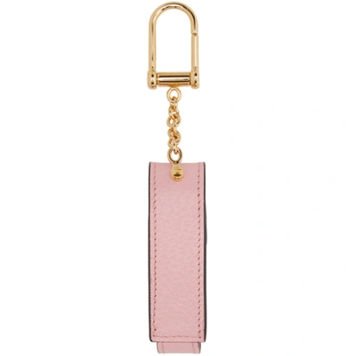 Shop Gucci Pink Single Porte-rouges Keychain In 5815 Pink