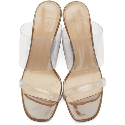 Shop Maryam Nassir Zadeh Tan Olympia Wedge Sandals In 380 Adobe