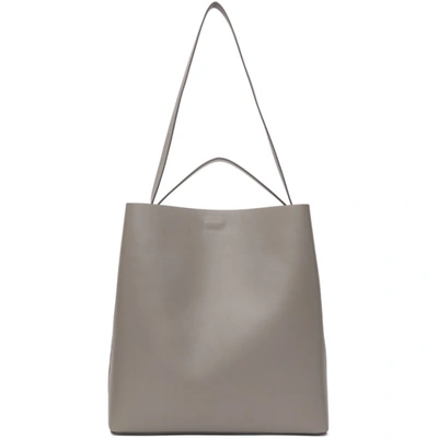 Shop Aesther Ekme Grey Square Sac Tote In 150 Grey