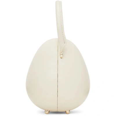 Shop Simone Rocha Off-white Mini Handheld Egg Bag In Cream