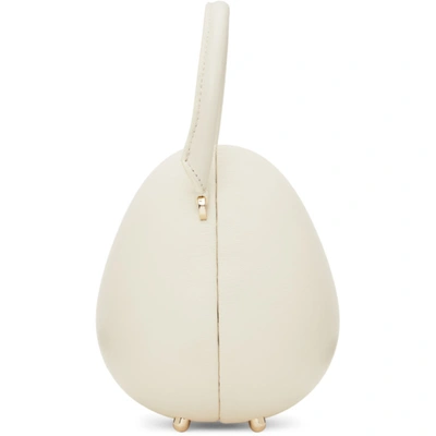 Shop Simone Rocha Off-white Mini Handheld Egg Bag In Cream