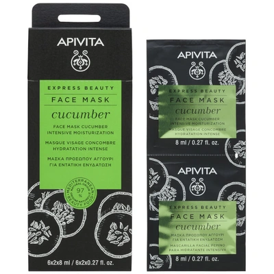 Shop Apivita Express Beauty Face Mask With Cucumber 12 X 0.27 Fl.oz