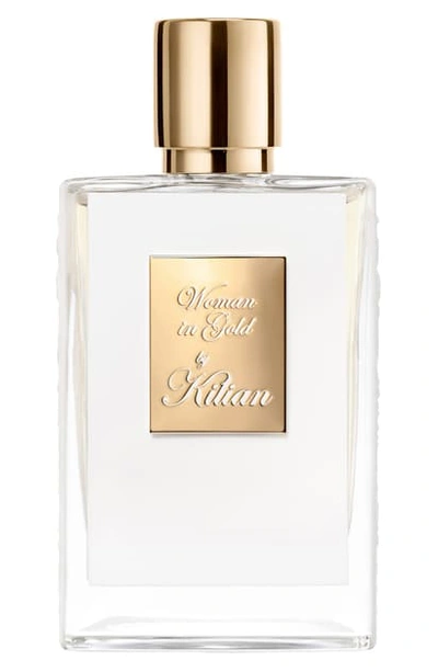Shop Kilian Narcotics Woman In Gold Refillable Perfume