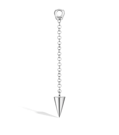 Shop Maria Tash Short Pendulum Short Spike Charm In White