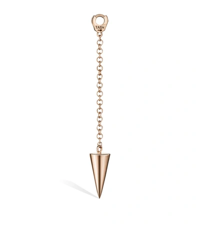 Shop Maria Tash Short Pendulum Charm With Long In Rose Gold