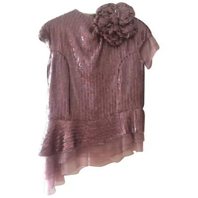 Pre-owned Marc Jacobs Pink Polyester Top