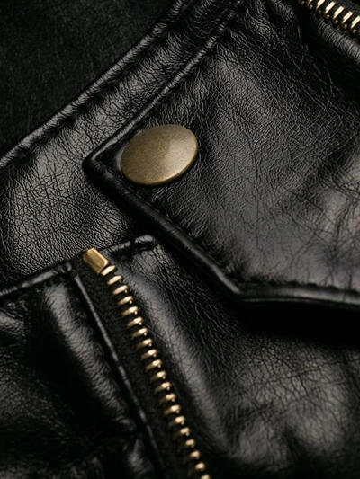 Shop Philosophy Di Lorenzo Serafini Double Zip Shorts In Black