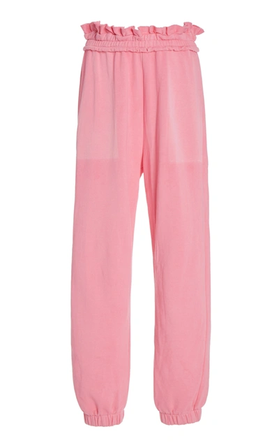 Shop Loveshackfancy Women's Mirabella Terry Jogger Pants In Pink