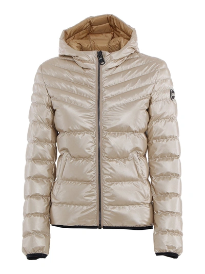 Shop Colmar Originals Quilted And Puffer Jacket In Beige