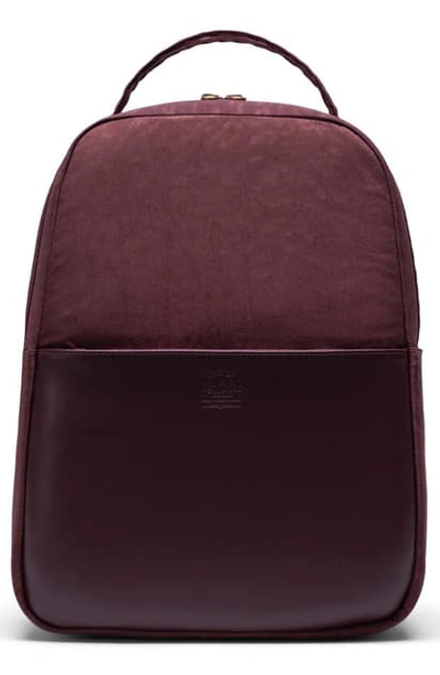 Shop Herschel Supply Co Orion Backpack In Deep Burgundy