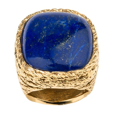 Shop Aurelie Bidermann Miki Ring In Navy