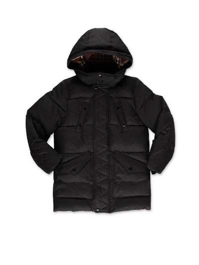 Shop Burberry Ryker Puffer Jacket In Black