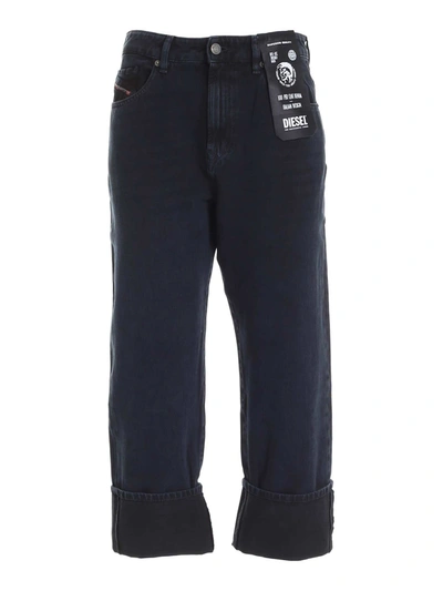 Shop Diesel D-reggy Jeans In Black