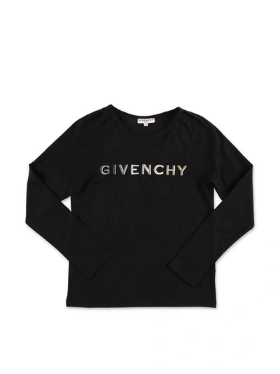 Shop Givenchy Black Long Sleeve T-shirt