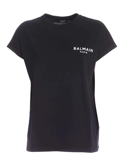 Shop Balmain Kimono Sleeve T-shirt In Black